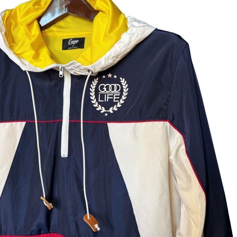 Camp The Good Life Windbreaker 1990 Nautical Sailing Small - Picture 2 of 8